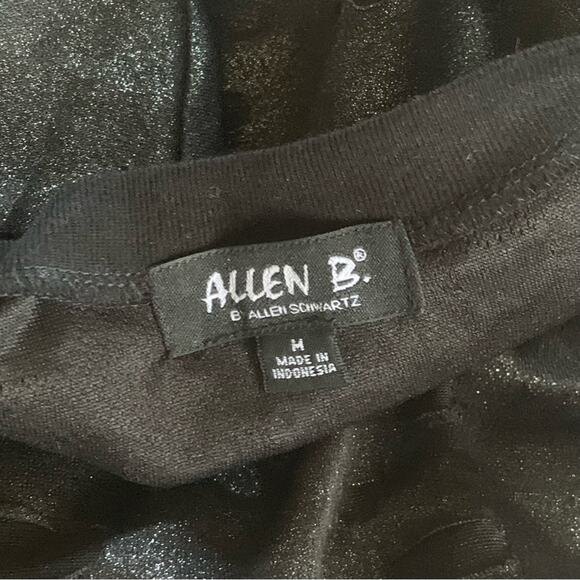 Black Metallic | Distressed Medium Pullover | Allen B. Schwartz | Black Ripped - Picture 8 of 11